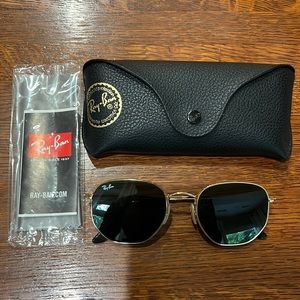 NWOT Ray-ban Hexagonal Flat Lenses RB3548